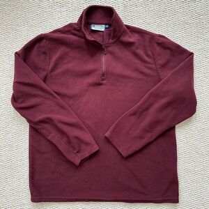 Mountain Warehouse Burgundy Quarterzip Fleece Pullover